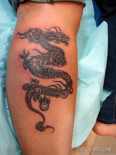 Nice Looking Dragon Tattoos For Leg Tattoo Designs Tattoosbag