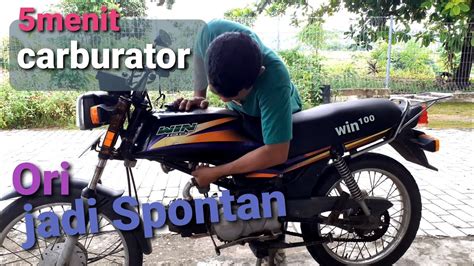 Tutorial Cara Stel Seting KARBURATOR Honda WIN Langsung Joss YouTube