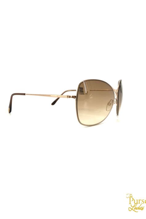 Tom Ford Tf250 Gold Metal Colette Butterfly Sunglasses Shopperboard