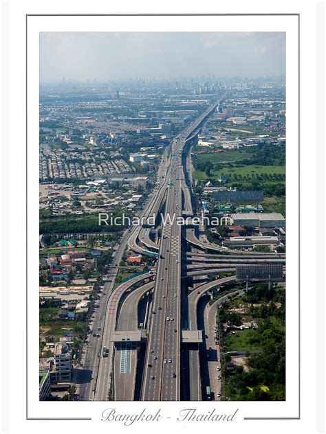 "Bangkok Thailand Aerial image. Aerial of an intersection on the Bang ...