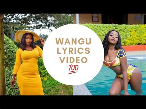 Wangu By Nadia Ft Sanaipei Karaoke Lyrics Video Youtube