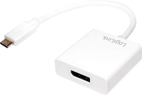 Logilink Cv Tussenstuk Voor Kabels Usb C Displayport Wit Bol