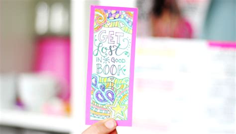 DIY Maak Je Eigen Boekenlegger Gratis Printable