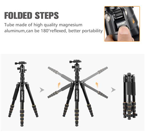 Zomei Q Portable Travel Tripod Monopod Miyamondo