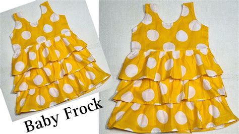 Baby Frock Layer Baby Frock Cutting And Stitching Frill Baby Frock