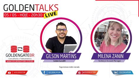 GoldenTalks Episódio 10 LIVE Milena Zanin YouTube