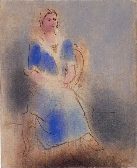 Pablo Picasso — Olga Sitting 1923