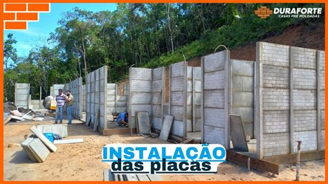 Como Fazer Instala O Das Placas No Pr Moldado Como Instalar Placas