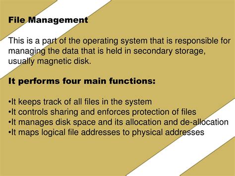 Ppt Functions Of The Operating System Powerpoint Presentation Free Download Id 5730126