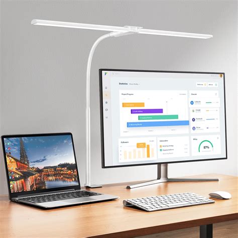 Eppiebasic Led Desk Lamp Double Head Architect Desk Lamps For Home