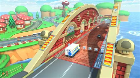 Mario Kart Tour's next tour to feature Mushroom Bridge from Mario Kart ...