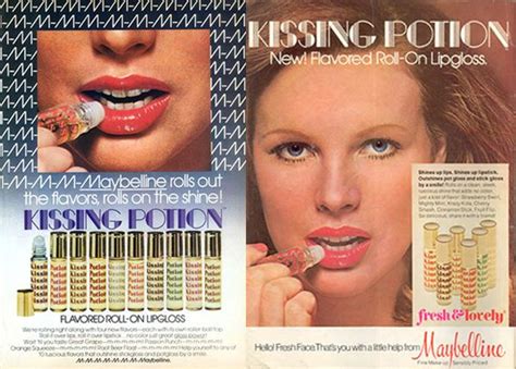 Maybelline 1970 S Kissing Potion Advert 1970s Makeup Maybelline Lip Gloss