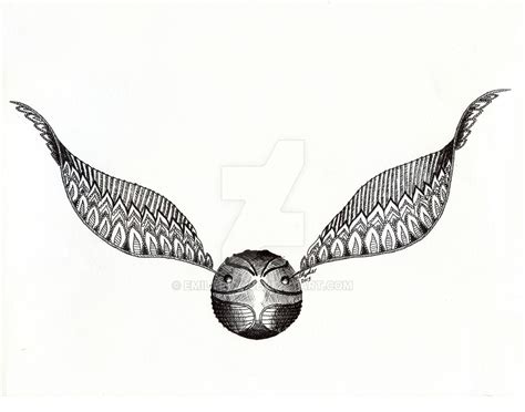 Harry Potter Golden Snitch By Emilyr103 On Deviantart