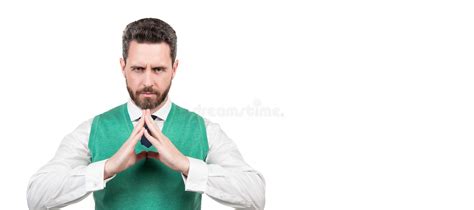 Banner De Retrato De Hombre Con Espacio De Copia Hombre Elegante Con