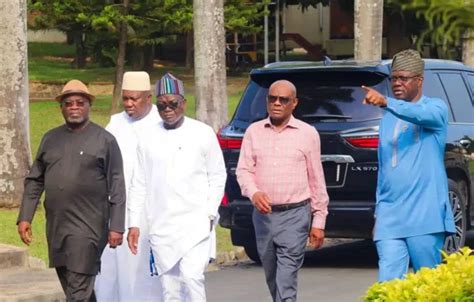 Ikpeazu Wike Other G Members Visit Tinubu In Aso Rock Thebladeng