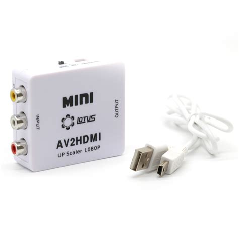 Mini Adaptador Conversor Rca Para Hdmi Beecost