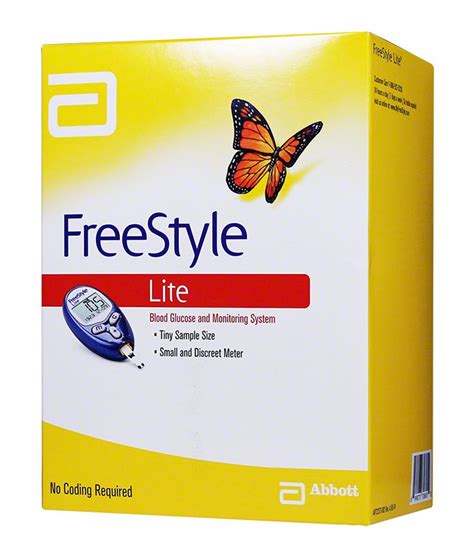 Freestyle Lite Blood Glucose Monitoring System Adw Diabetes