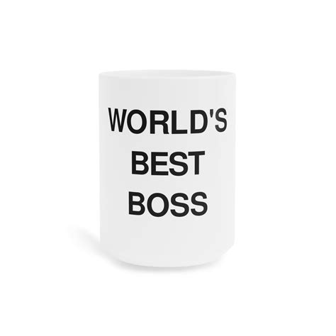 The Office World S Best Boss Mug Screen Accurate 15oz Coffee Cup Michael Scott Replica