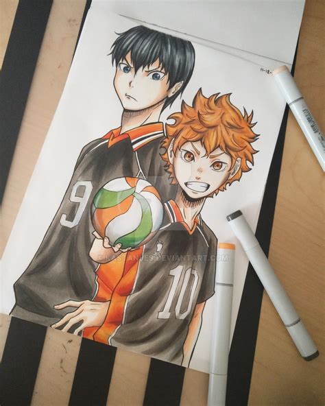 Hinata and Kageyama | Haikyuu Fanart by KastanjeS on DeviantArt