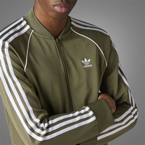 Adidas Men S Adicolor Classics Sst Track Jacket Green Free Shipping