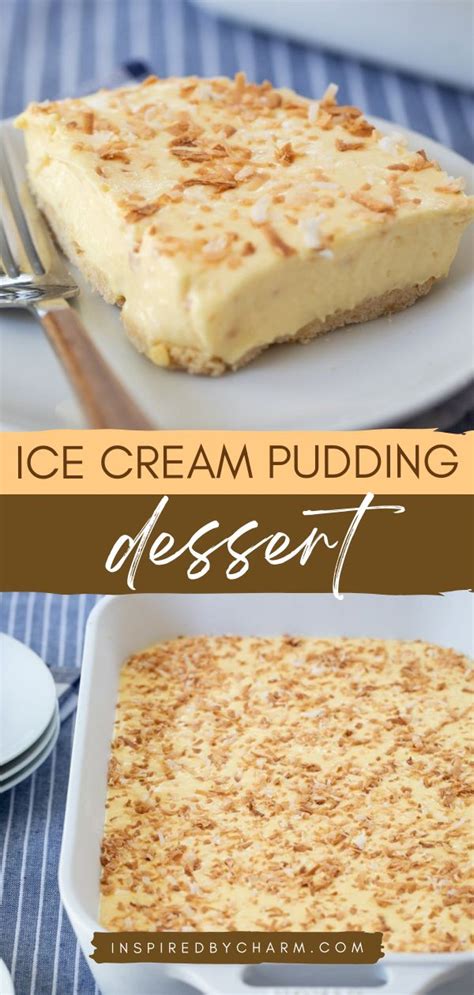 Ice Cream Pudding Dessert Ice Cream Salad Ritz Cracker Recipes Pudding Desserts Pudding