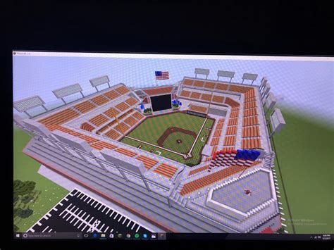 Awesome Minecraft Baseball Stadium Minecraft Map