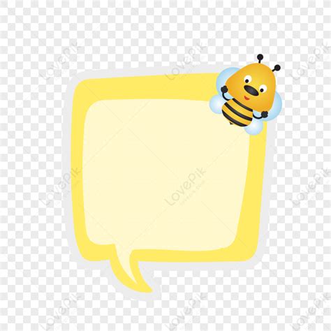 Bee Border Creative Border Bee Border Bubbles Png Transparent