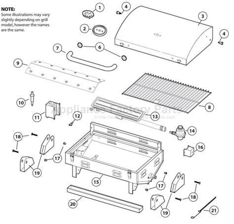 Smoke Hollow SST18L Parts Grills