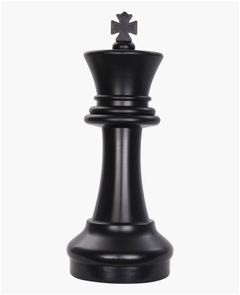 King Chess Piece Png - Chess Pieces King Black, Transparent Png - kindpng