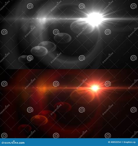 Amazing Light With Optical Flares Stock Photo Image Of Lights Flares