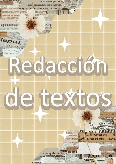 Portada de Redacción de Textos m notes ec uDocz