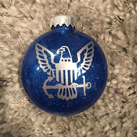 Customizable United States Navy Christmas Ornament Etsy