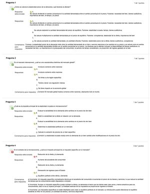 Solved En El Contexto De La Elasticidad De La Demanda Qu Indica Un