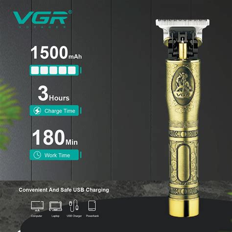 Buy VGR V 081 Stainless Steel Blades Cordless Hair Clipper 3 Length