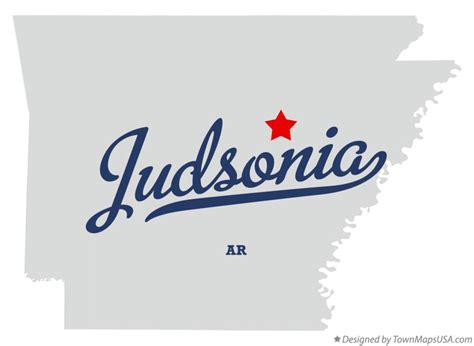 Map of Judsonia, AR, Arkansas