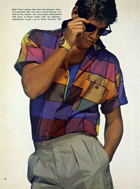 Pin By Raphael Chicayban On Fashion 80s Fashion Men 1980s Fashion