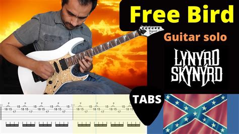 Free Bird Solo Guitar Tab Lynyrd Skynyrd W Free Guitar Tabs YouTube