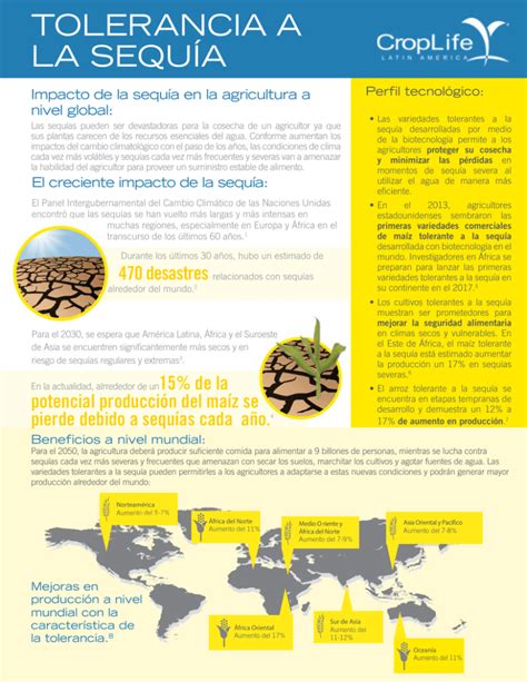 TOLERANCIA A LA SEQUÍA CropLife Latin America