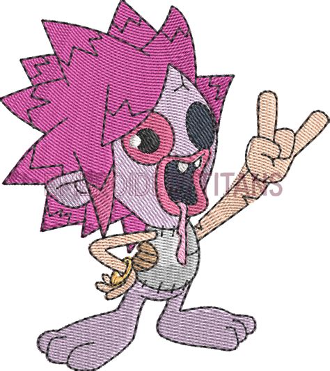Zommer Moshi Monsters Free Machine Embroidery Design Download In Pes