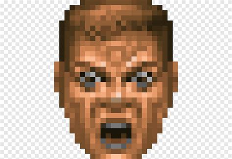 Doom Ii Drl Doomguy Doom Eternal Doomguy Face Symmetry Head Png Pngegg