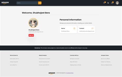GitHub Shubho0908 Amazon Clone Amazon Clone Is A Web Application