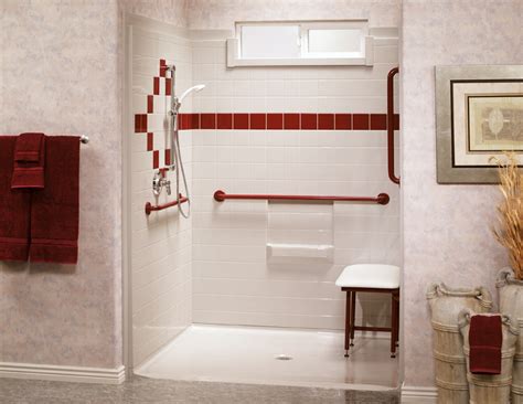 Barrier Free Shower And Handicap Showers Mansfield Bath Remodeling