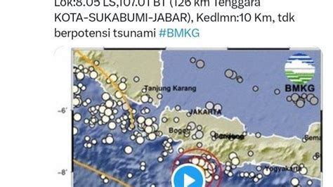 Breaking News Gempa Di Kota Sukabumi Terasa Hingga Ciamis Warga