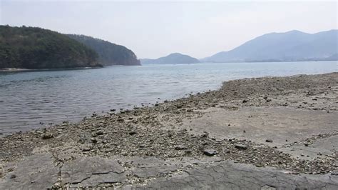 Fossilized Dinosaur Footprints In Goseong South Korea Youtube