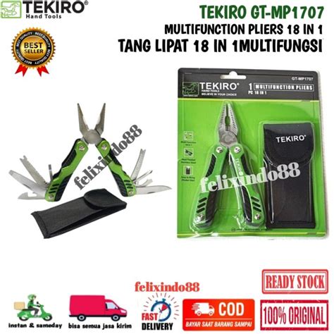 TANG LIPAT TEKIRO MULTIFUNGSI 18 IN 1 ORIGINAL GT MP1707 Lazada Indonesia