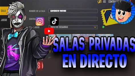 Jugando Free Fire Con Ustedes Salas Privadas Y Mini Juegos Free