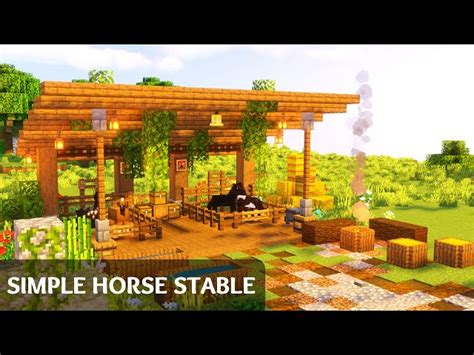 Minecraft Horse Stable Ideas