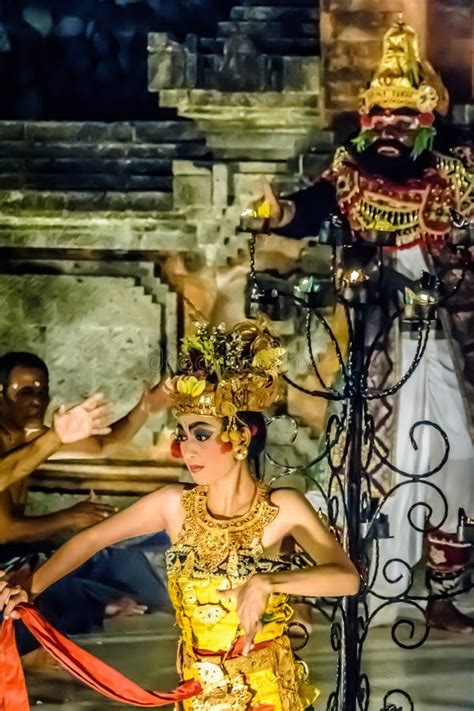 Traditional Balinese Dance in Traditional Costumes Editorial Photography - Image of culture ...