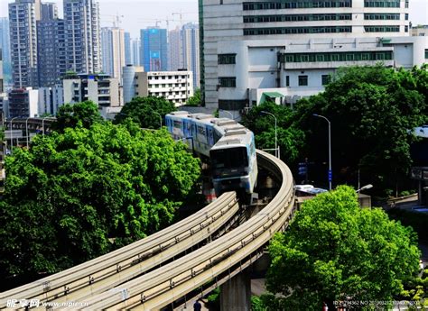 重庆轻轨摄影图 山水风景 自然景观 摄影图库 昵图网