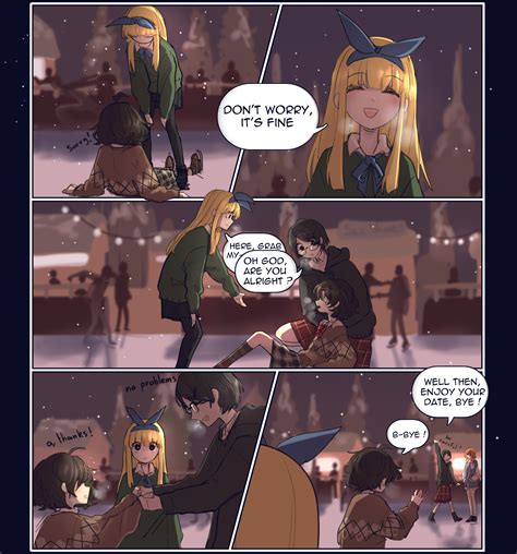 Blind Girl And Blonde Girl Original Drawn By Popopoka Danbooru